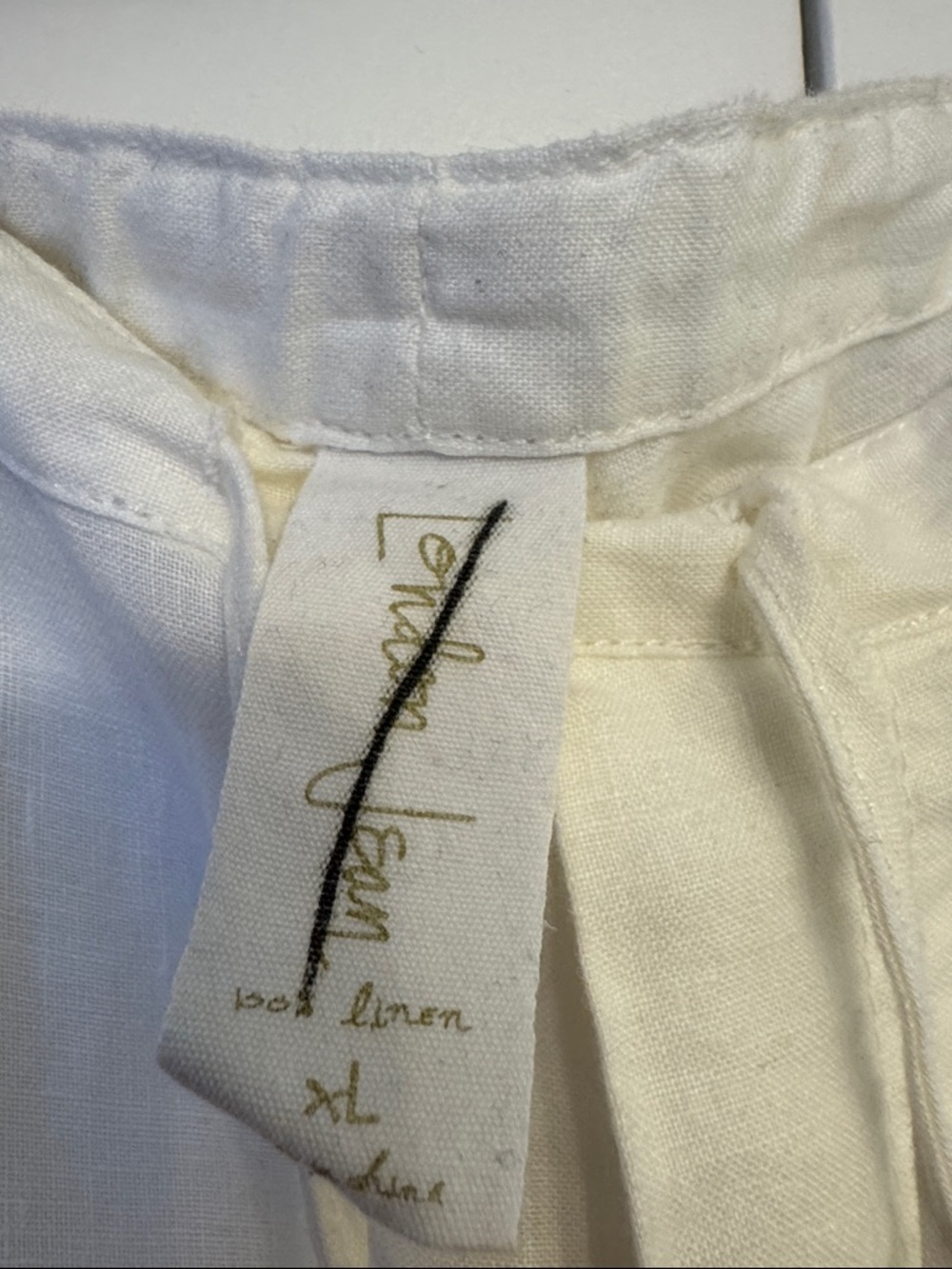 White London Jean pants  - 100% Linen